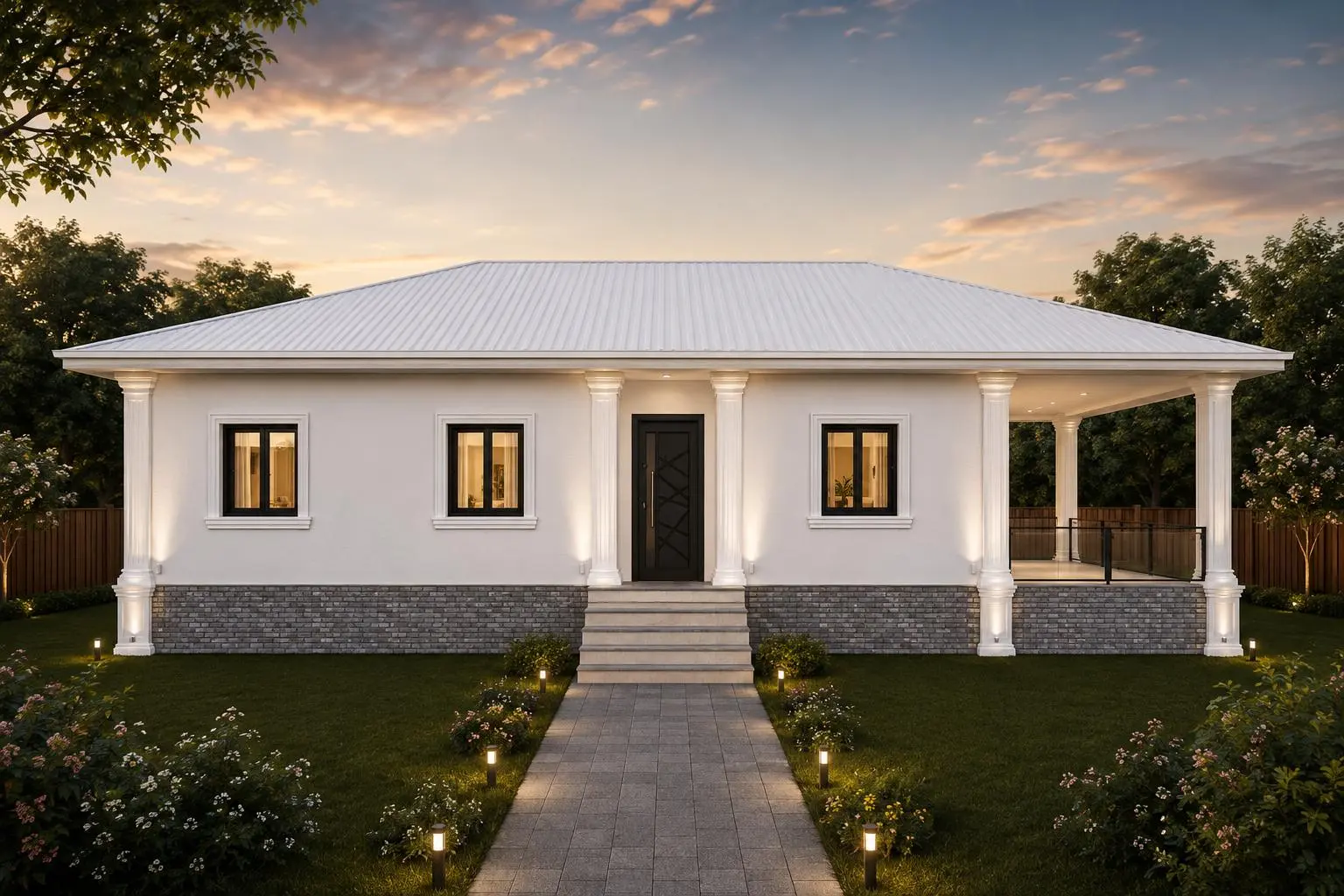 133m² 2+1 Çelik Ev Görsel 2